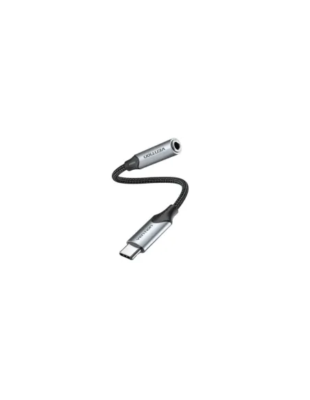 Conversor Vention BGMHF/ Jack 3.5 Hembra - USB Tipo-C Macho/ 1m/ Gris