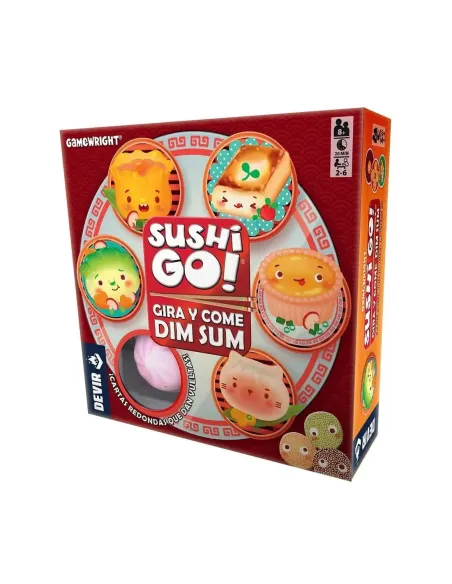 Juego de mesa sushi go gira y come dim sum