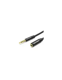Cable Estéreo Vention BHBBG/ Jack 3.5 Macho - Jack 3.5 Hembra/ 1.5m/ Negro