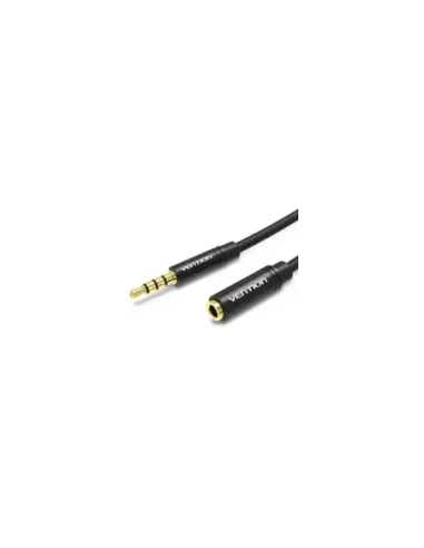 Cable Estéreo Vention BHBBG/ Jack 3.5 Macho - Jack 3.5 Hembra/ 1.5m/ Negro