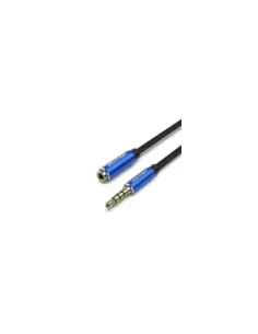 Cable Estéreo Vention BHCLJ/ Jack 3.5 Macho - Jack 3.5 Hembra/ 5m/ Azul