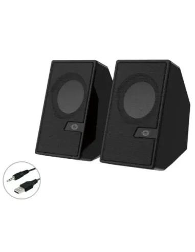 Altavoces conceptronic bjorn02b - 6w - negro