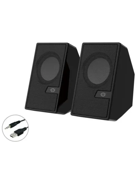 Altavoces conceptronic bjorn02b - 6w - negro