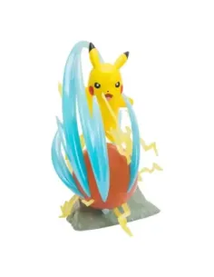 Figura pokemon 25 aniversario con iluminación deluxe pikachu
