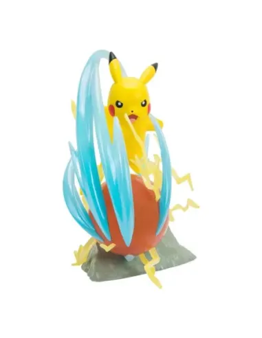Figura pokemon 25 aniversario con iluminación deluxe pikachu