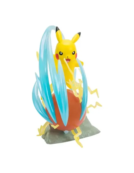 Figura pokemon 25 aniversario con iluminación deluxe pikachu