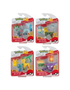 Pack de 3 fuguras pokemon batalla ola 10 surtido de 4