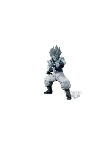Figura banpresto dragon ball super super saiyan blue gogeta tones blanco & negro master stars piece