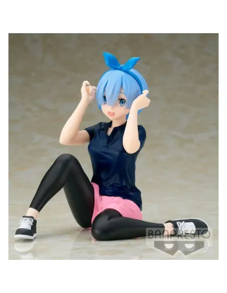 Figura banpresto re zero starting life in another world relax time rem training