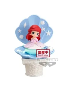 Figura banpresto q posket disney la sirenita ariel vestido rosa ver. a