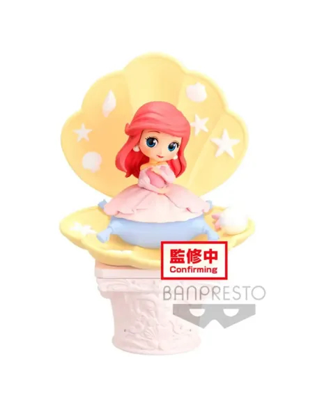 Figura banpresto q posket disney la sirenita ariel vestido rosa ver. b