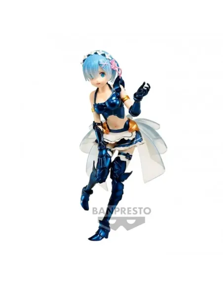 Figura banpresto re:zero  chronicle exq -  rem vol.4 maid armour ver.