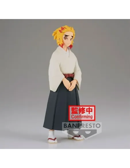 Figura banpresto demon slayer: kimetsu no yaiba senjuro rengoku