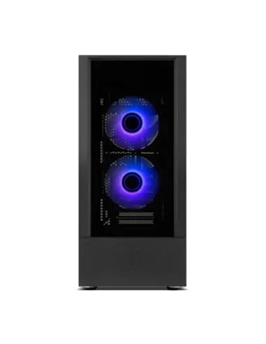 Caja ordenador gaming nox hummer nemesis atx 2 x usb 3.0 2 x usb 2.0 negra argb