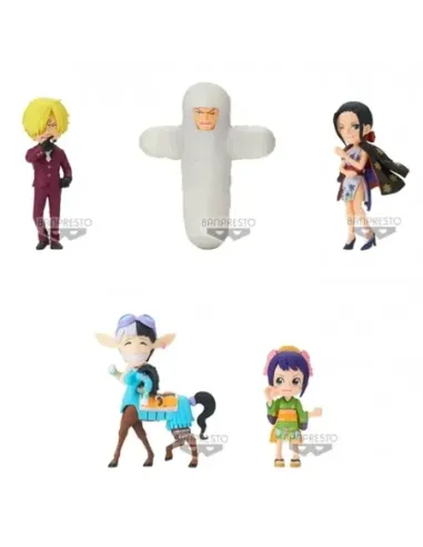 Figura banpresto one piece world collectable figure - wanokuni onigashima 5 -  4 - 7cm 1 unidad aleatoria