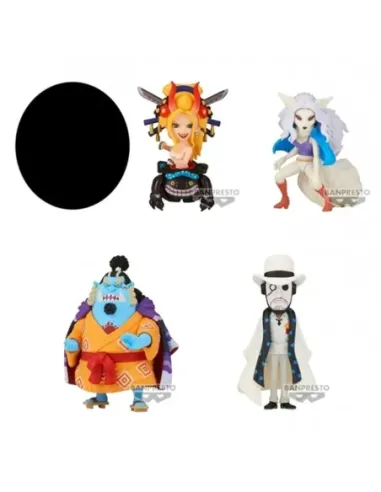 Figura banpresto one piece world collectable wanokuni onigashima 6 unidad aleatoria