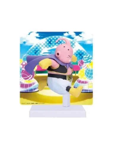 Figura banpresto dragon ball daima majin buu con panel 8cm
