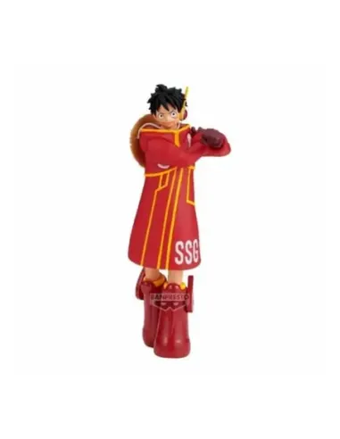 Figura banpresto one piece the shukko monkey d. luffy ver. egghead 14cm