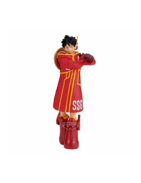 Figura banpresto one piece the shukko monkey d. luffy ver. egghead 14cm