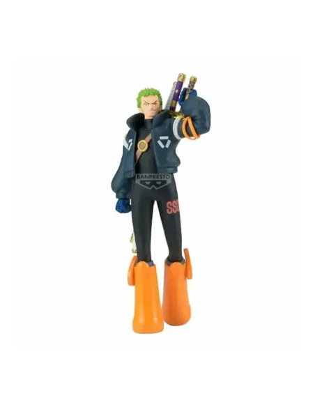 Figura banpresto one piece the shukko zoro ver.egghead 17cm