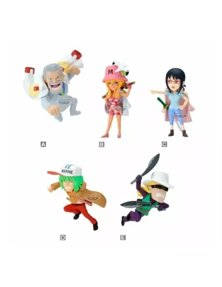 Figura banpresto one piece world collectable figure hachinosu 2 7cm