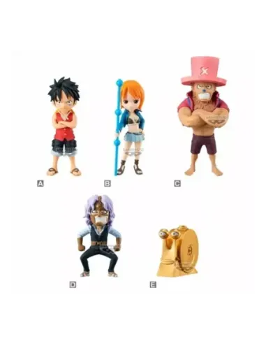 Figura banpresto one piece world collectable enies lobby 1 unidad aleatoria