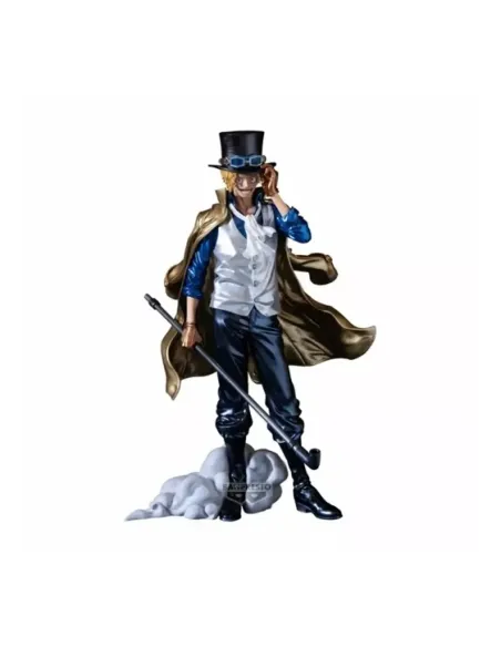 Figura banpresto one piece premium sabo the metallic 30cm