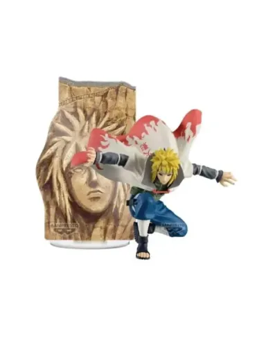 Figura banpresto naruto shippuden panel spectacle minato namikaze 7cm