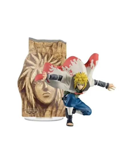Figura banpresto naruto shippuden panel spectacle minato namikaze 7cm
