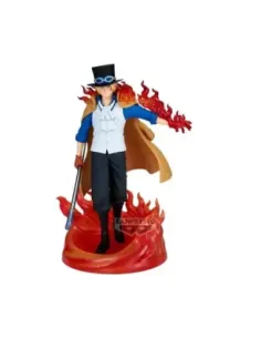 Figura banpresto one piece the shukko logia  sabo special edition 17cm