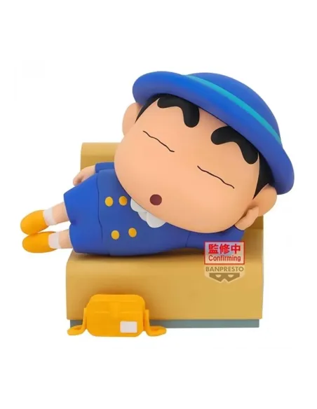 Figura banpresto crayon shinchan nakayoshi memories let's go to kindergarten with bochan shinnosuke 7cm