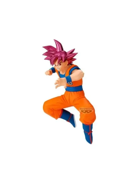 Figura banpresto dragon ball super match makers super saiyan god son goku 12cm