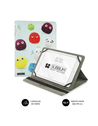 Funda subblim trendy case para tablet 10.1pulgadas furry