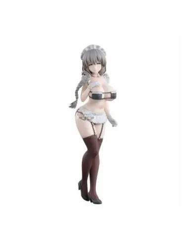 Figura banpresto uzaki - chan wants to hang out! glitter & glamours uzaki tsuki maid ver. 27cm