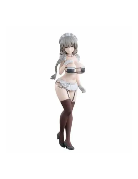 Figura banpresto uzaki - chan wants to hang out! glitter & glamours uzaki tsuki maid ver. 27cm