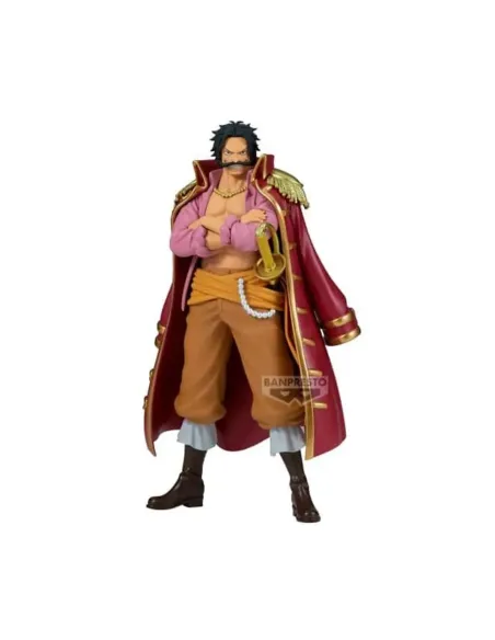 Figura banpresto one piece dxf the grandline series special gol d.roger 20cm