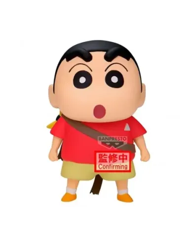 Figura banpresto crayon shinchan the movie super hot! the spicy kasukabe dancers kasukabe boueitai vol.1 ver.b 11cm