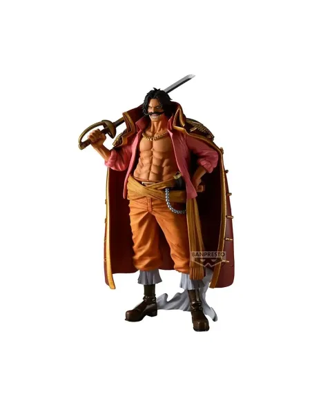 Figura banpresto one piece premium gol d.roger [the brush] 30cm