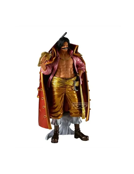 Figura banpresto one piece premium gol d.roger [the metallic] 30cm