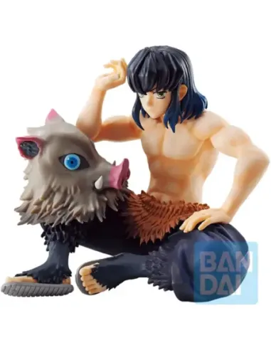 Figura bandai ichibansho demon slayer kimetsu no yaiba inosuke hashibira 10 cm exclusiva