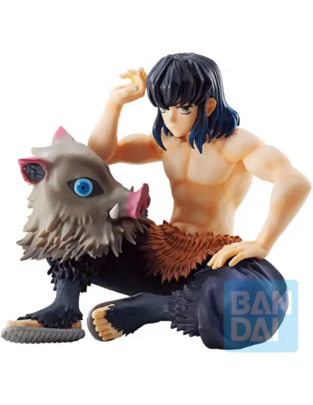 Figura bandai ichibansho demon slayer kimetsu no yaiba inosuke hashibira 10 cm exclusiva