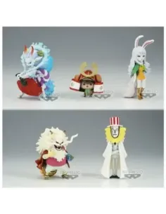 Figura banpresto one piece world collectable figure wanokuni onigashima 7 cm unidad aleatoria
