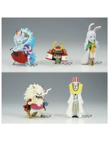 Figura banpresto one piece world collectable figure wanokuni onigashima 7 cm unidad aleatoria
