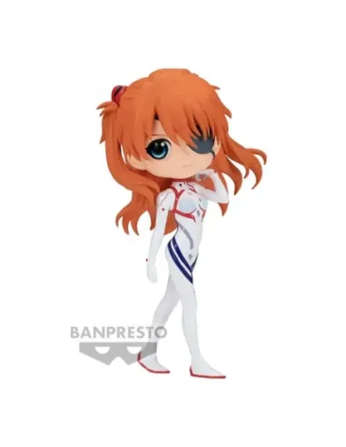Figura banpresto q posket evangelion : 3.0+1.0 plugsuit style asuka shikinami langley ver.b 14cm