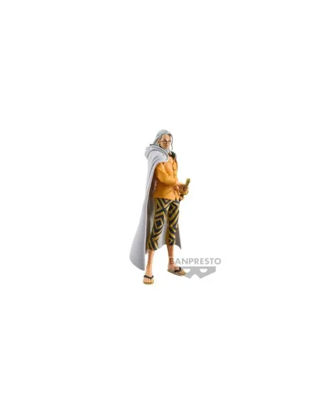 Figura banpresto one piece wanokuni dxf the grandline series silvers rayleigh 17cm