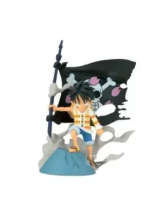 Figura banpresto one piece world collectable log stories monkey.d.luffy 8cm
