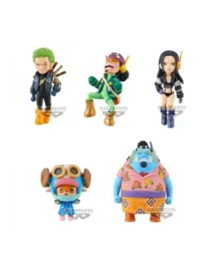 Figura banpresto one piece world collectable egg head 2 1 de 7cm unidad aleatoria