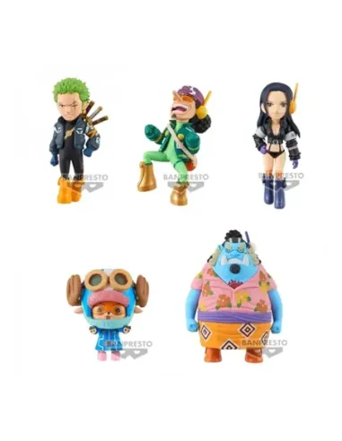 Figura banpresto one piece world collectable egg head 2 1 de 7cm unidad aleatoria