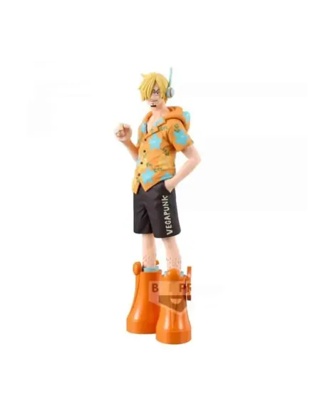 Figura banpresto one piece dxf the grandline series egg head sanji 17cm