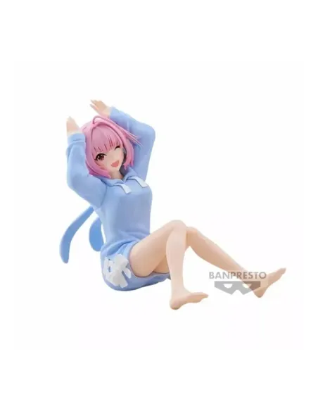 Figura banpresto the idolmaster cinderella girls relax time riamu yumeni 10cm